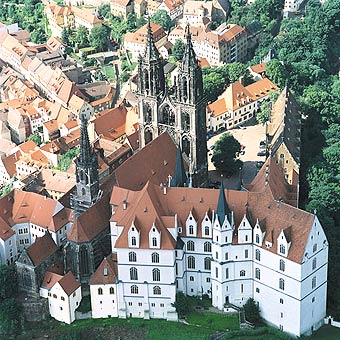 Blick auf den Meiner Burgberg