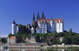 Der Meiner Burgberg mit Albrechtsburg und Dom