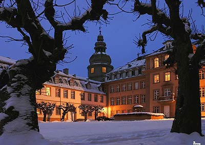Das Schloss Berleburg im Winter, Foto: D. Pfennigwerth