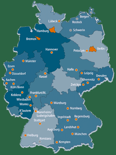 Deutschlandkarte